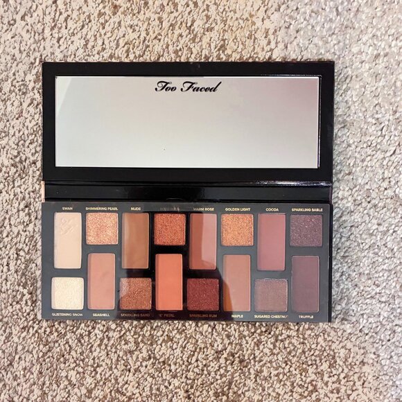 Too Faced Born This Way The Natural Nudes 16-Pan Eyeshadow Palette NIB, USA - Picture 1 of 4